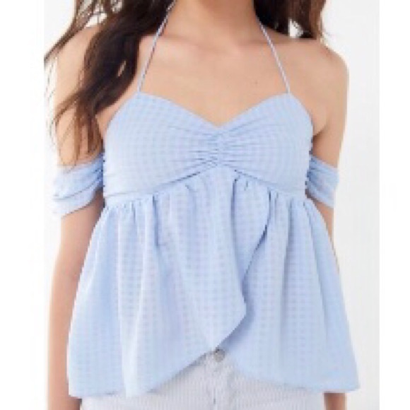 Gingham summer top